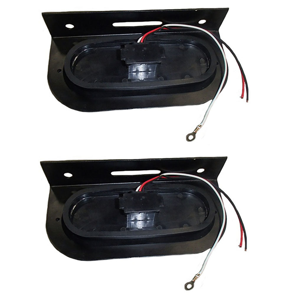 Set Of 2 6" Tail Light Kit With Mounting Bracket   Fits Truck And Trailers