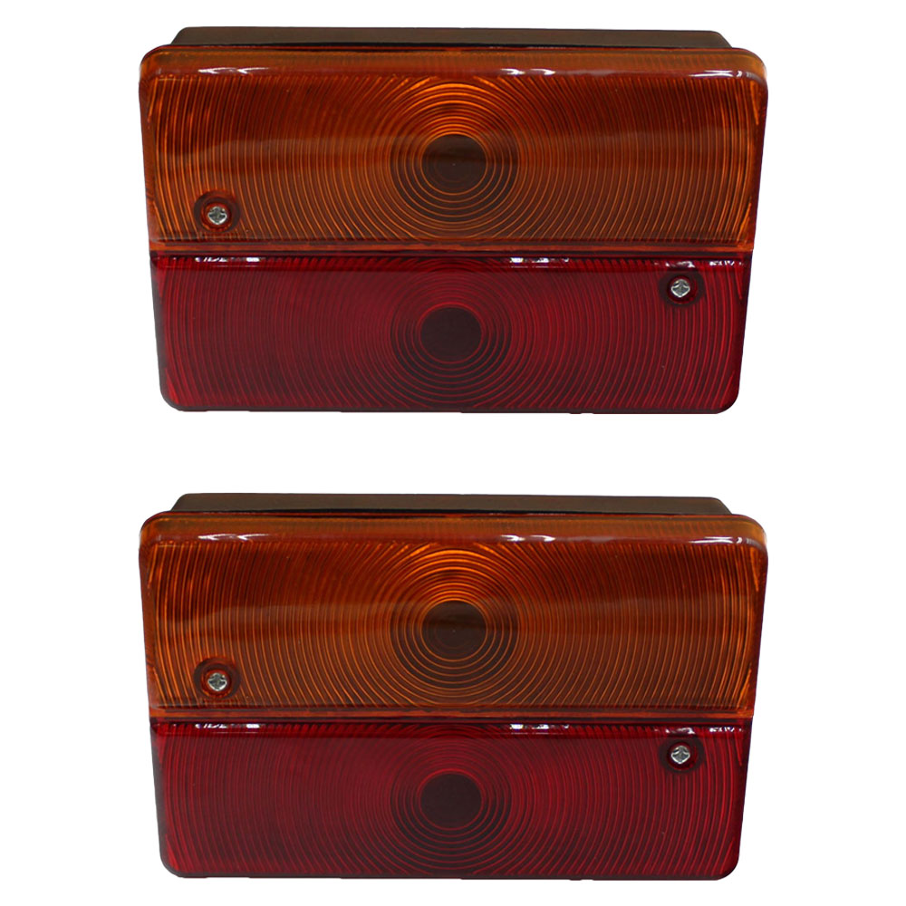 (2) Rear Stop Light Assembly 700/23600 Fits JCB Backhoe Loader 2CX 4CX 3CX 4CN