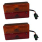 (2) Rear Stop Light Assembly 700/23600 Fits JCB Backhoe Loader 2CX 4CX 3CX 4CN