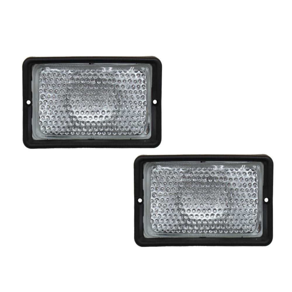 (2) 12v Front / Rear Complete Working Light 700/31800 Fits JCB Wheel Loaders