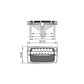 S.119780 LED Work Light, Rectangular, 5400 Lumens - Fits Fendt; Fits JCB