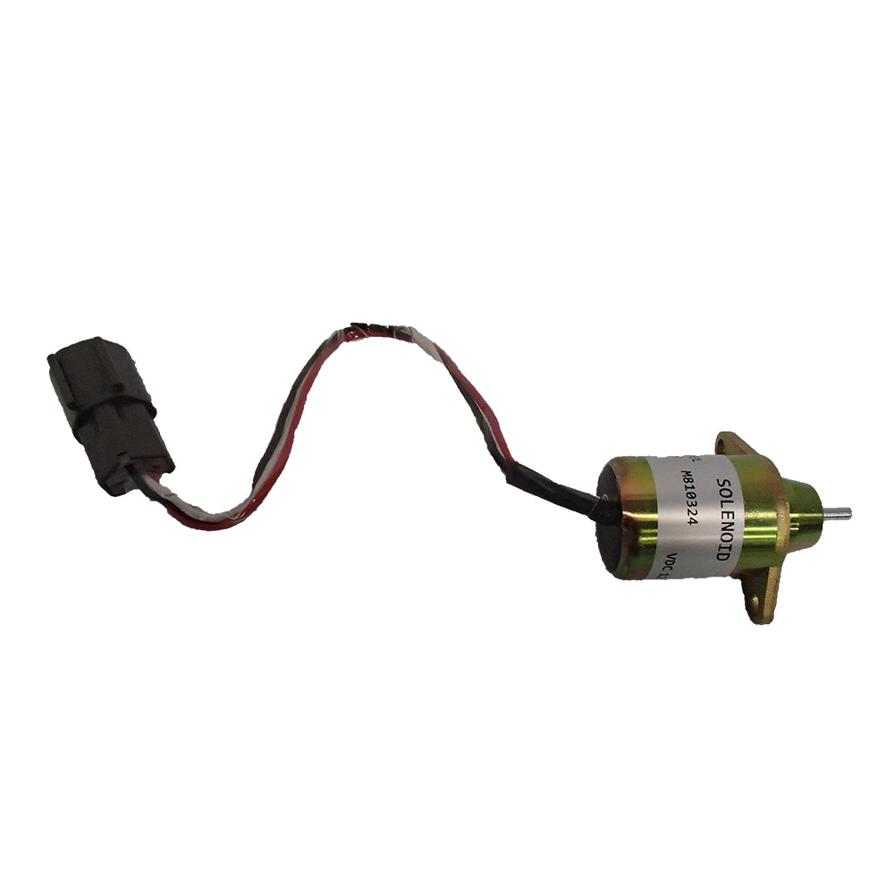 Fuel Shut Off Solenoid For Hitachi Fits John Deere Excavator 35D 50D 17D 27D
