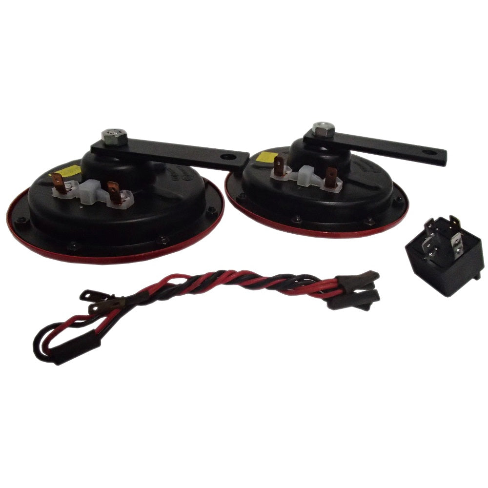 003399801 Supertone Universal 12V High Tone/Low Tone Twin Horn Kit (Red)