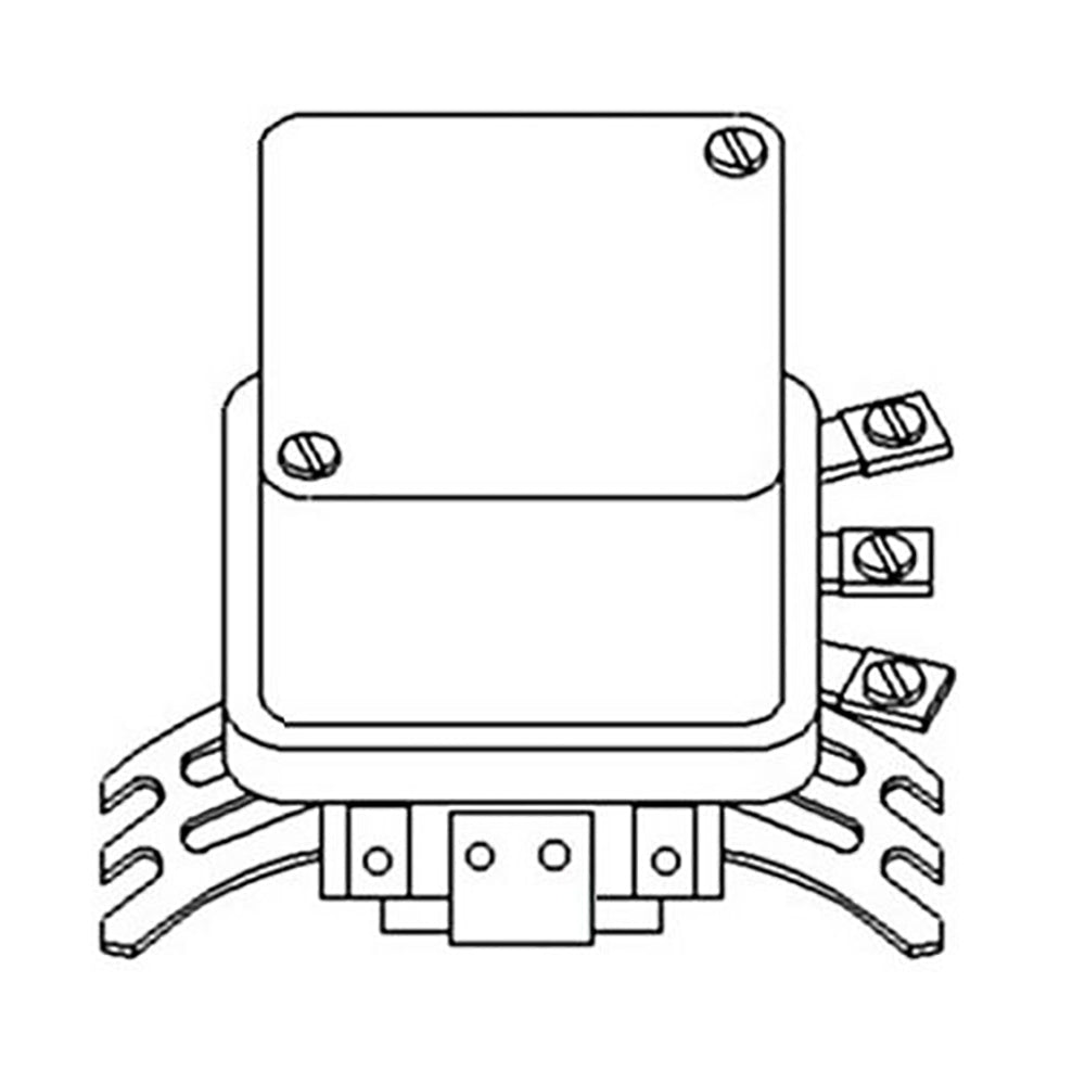 6V Voltage Regulator, 4 Terminal Fits International Harvester Replaces 10A20736