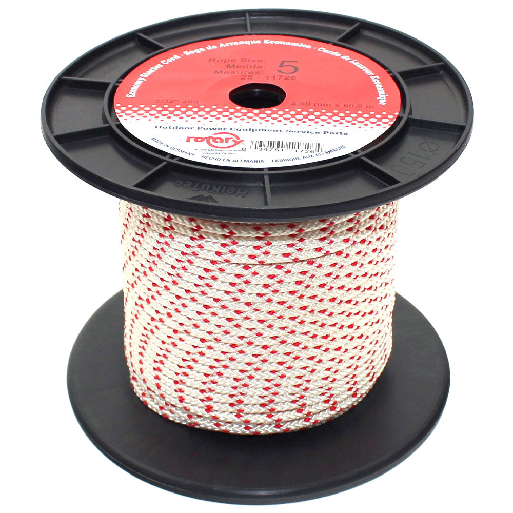Fits Stens 145-708 200' Diamond Braid Starter Pull Rope #5 Reel For Small