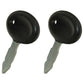 (2) Ignition Keys Fits Ford New Holland 2000 2600 3000 3600 4000 4600 5000