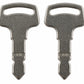 (2) Heavy Equipment Ignition Keys #50 Fits Kubota B Series