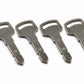 Ignition Keys (4) Fits Kubota 15248-63700 B2100HSD B1700HSD B2100 B1700