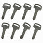 (8) Starter Keys Fits Kubota B3030 B3200 B3350 B7400 B7500 B7510 B7610 B7800