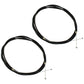Pack of 2 100'' Throttle Cables Replaces Universal Go Kart Mini-Bikes Barrel
