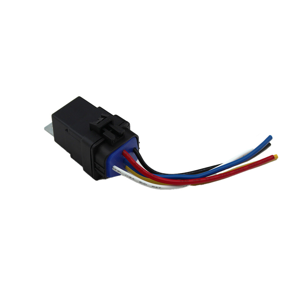 Waterproof 5 Pin Relay & Socket w/Wiring Harness 40 Amp 12 Volt Sealed