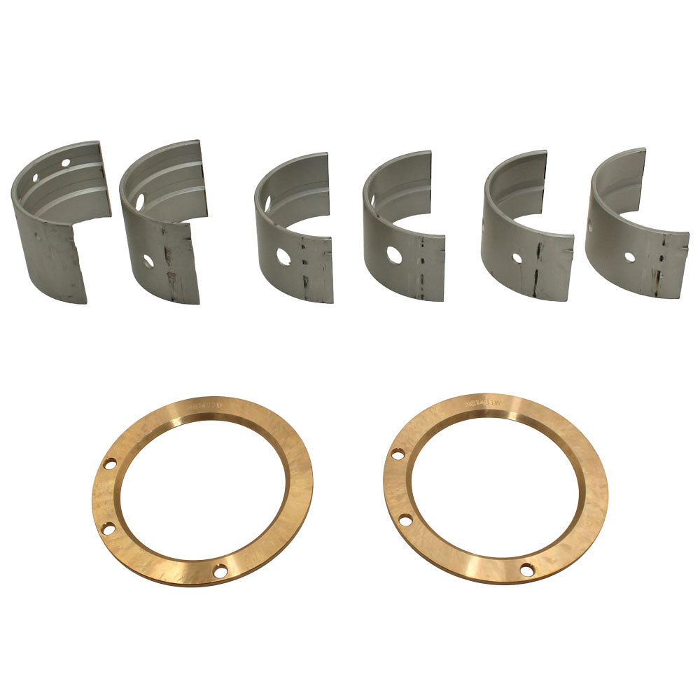 1751446M91 0.010" Main Bearing Set Fits Massey Ferguson TE20 TO20 TO30