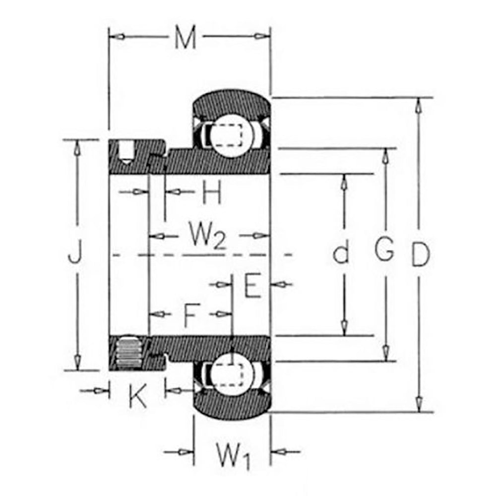WN-121602-PEX Feeder Drum Bearing Fits International/CaseIH 7088 5088 5130 5140