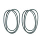 Fits Simplicity Riding Mowers 144200 Two Covered Deck Belts 1/2 x 88.21