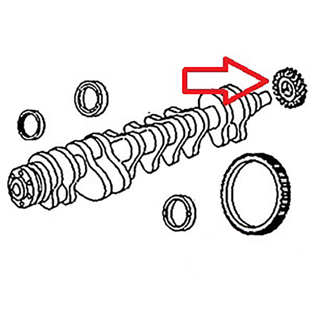 Fits Cummins 4B, 6B, 4BT Crankshaft Gear New 3901258