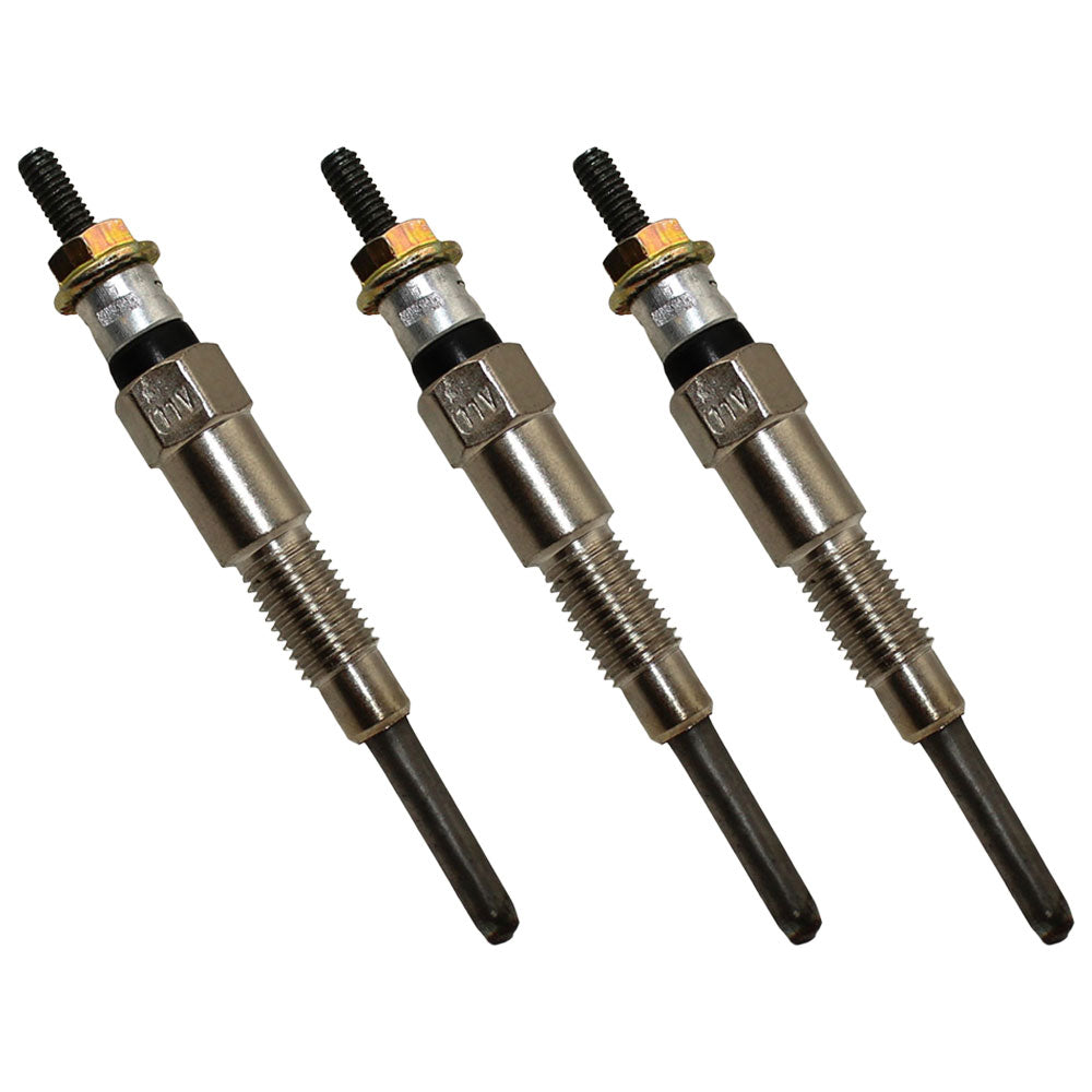 (3) Glow Plugs Fits Bobcat Compact Loader MT50 MT52 MT55 6670470