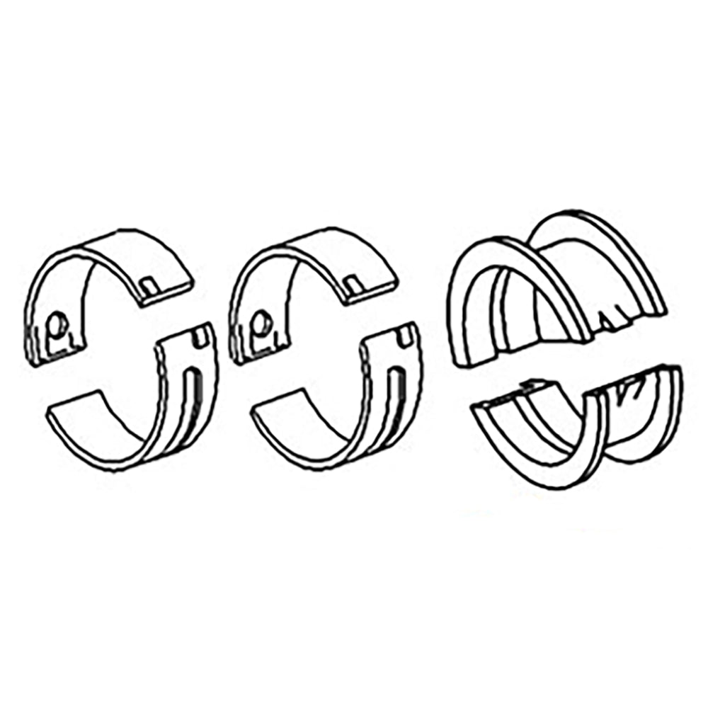 70228620GV STD Main Bearing Set Fits Allis Chalmers W W25 WC WD WD45 WF Tractor