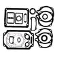 Engine Gasket Set Fits Gravely Replaces 014766