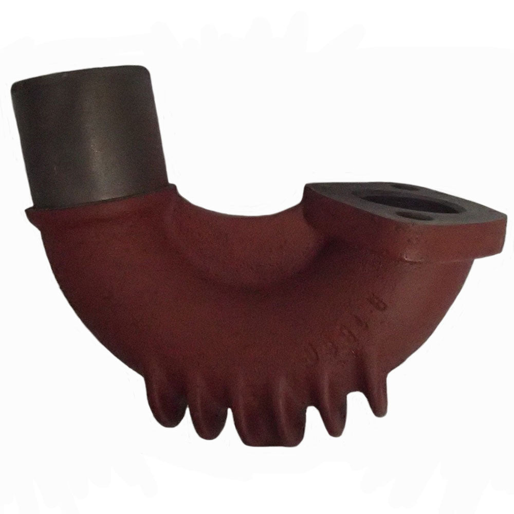 Exhaust Elbow with Fins Fits Massey Ferguson Replaces 724425M1