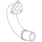 898011M1 Exhaust Manifold Elbow Fits Massey Ferguson 35 148 135