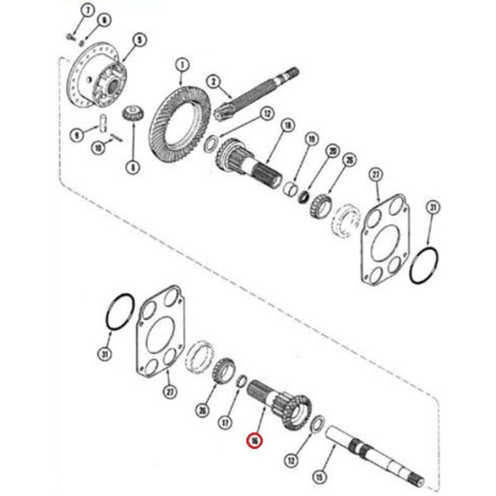 1342925C1 Side Gear Fits Case/International Harvester