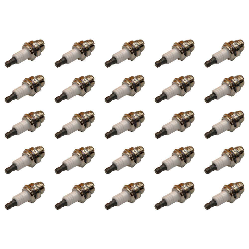 Qty 25: Spark Plug
 Fits John Deere Replaces 77-220