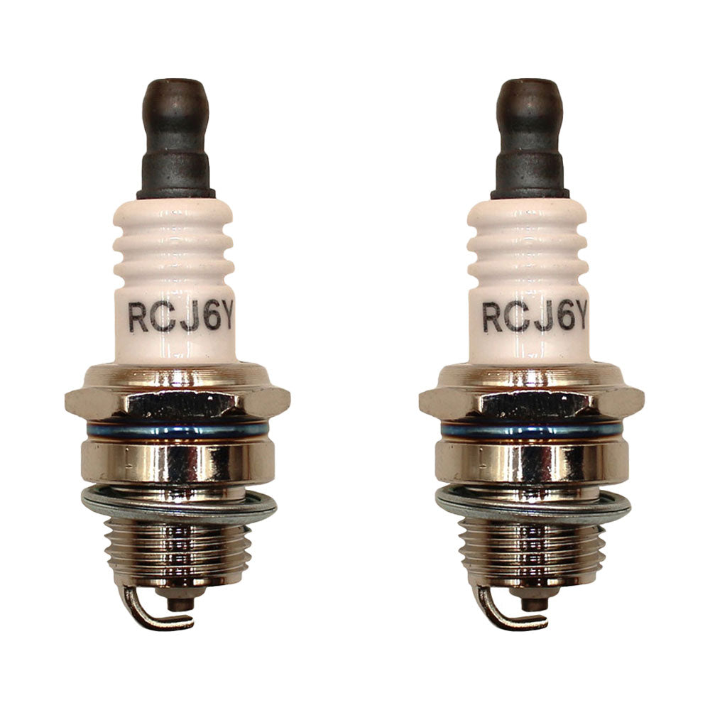 Spark Plug Fits NGK BPMR7A 4626 Fits Bosch WSR6F 7547 Fits Champion RCJ6Y 2-Pack