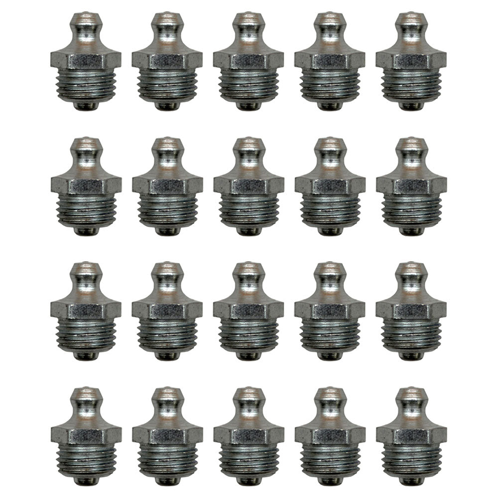 (20 Pk) Grease Nipple Fits JCB Backhoe Loader Wheeled Excavator 1450/0002