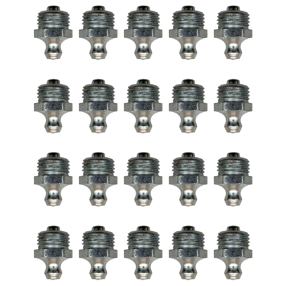 1450/0002 Qty 20: Grease Nipples Fits JCB