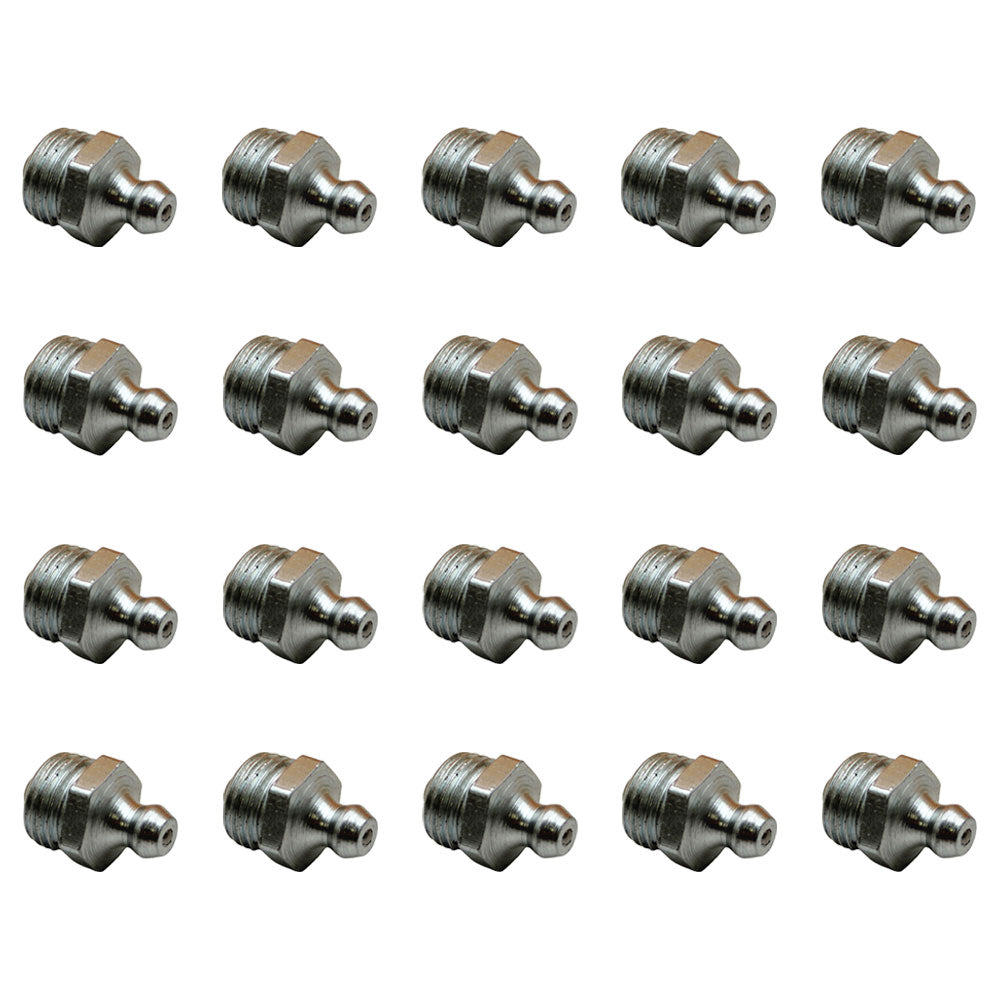 Qty 20: Grease Nipples Fits JCB Replaces 1450/0002