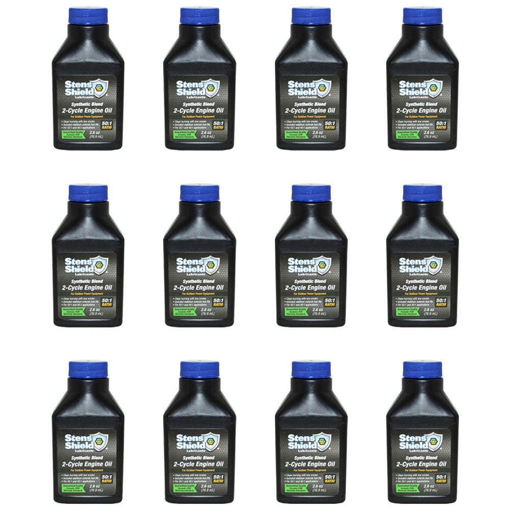 Qty 12: 2-Cycle Engine Oil Fits Briggs and Stratton Replaces 100107