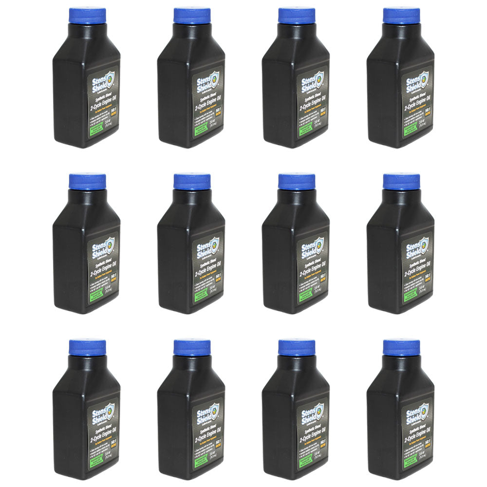 Qty 12: 2-Cycle Engine Oil Fits Echo Replaces 6450001