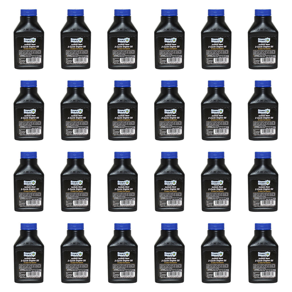 Fits Case of 24 Synthetic Blend 50:1 2-Cycle Engine Oil Mix 2.6 oz. Bottles