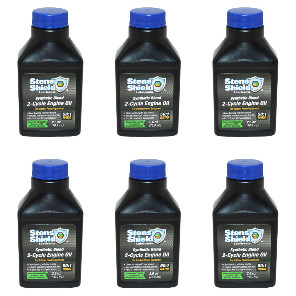 Qty 6: 2-Cycle Engine Oil
 Fits Echo Replaces 6450001