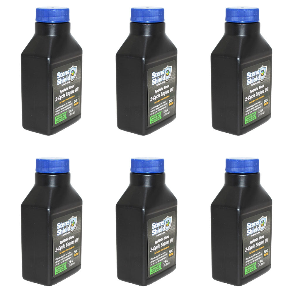 Qty 6: 2-Cycle Engine Oil
 Fits Echo Replaces 6450001