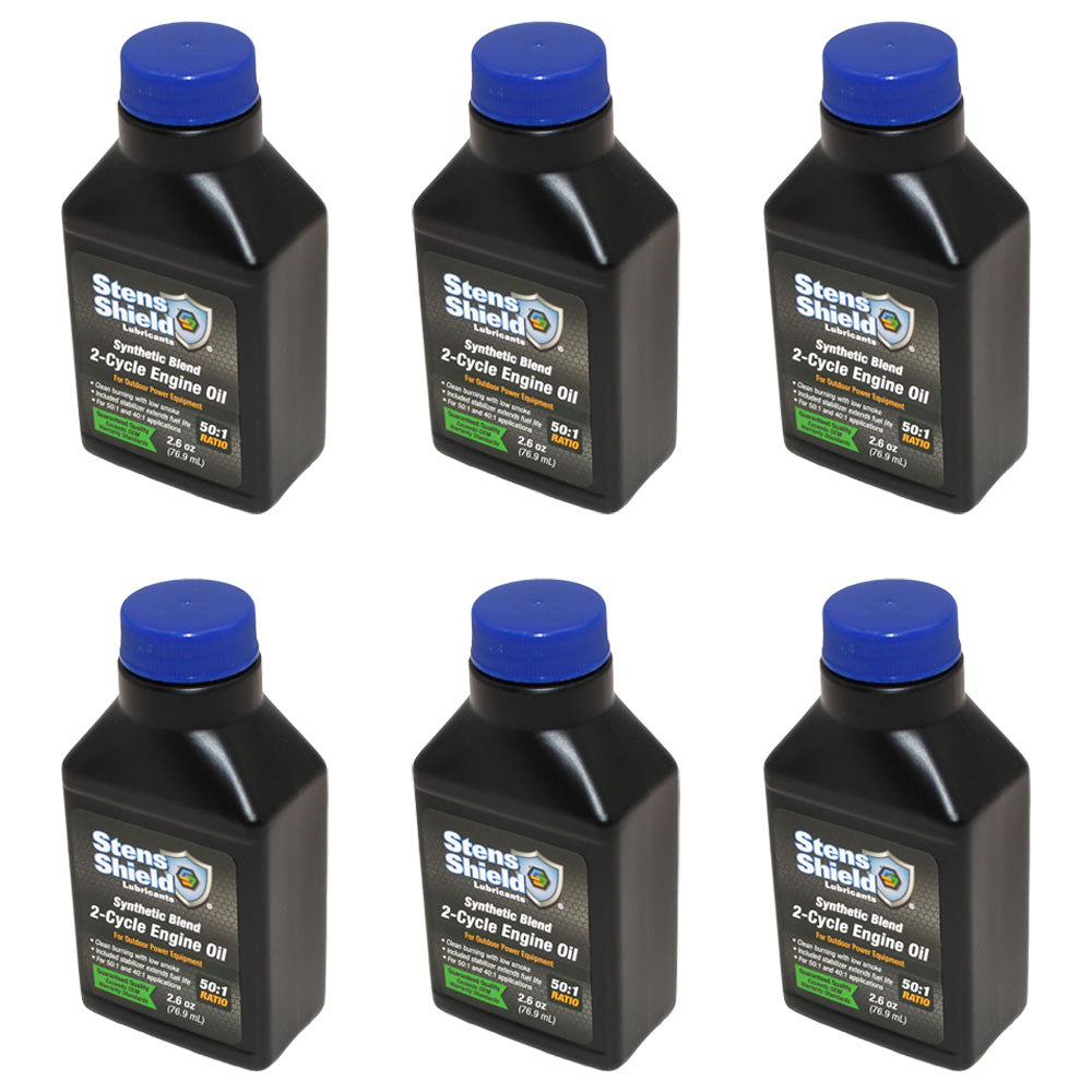 Qty 6: 2-Cycle Engine Oil
 Fits Stihl Replaces 0781 319 8008