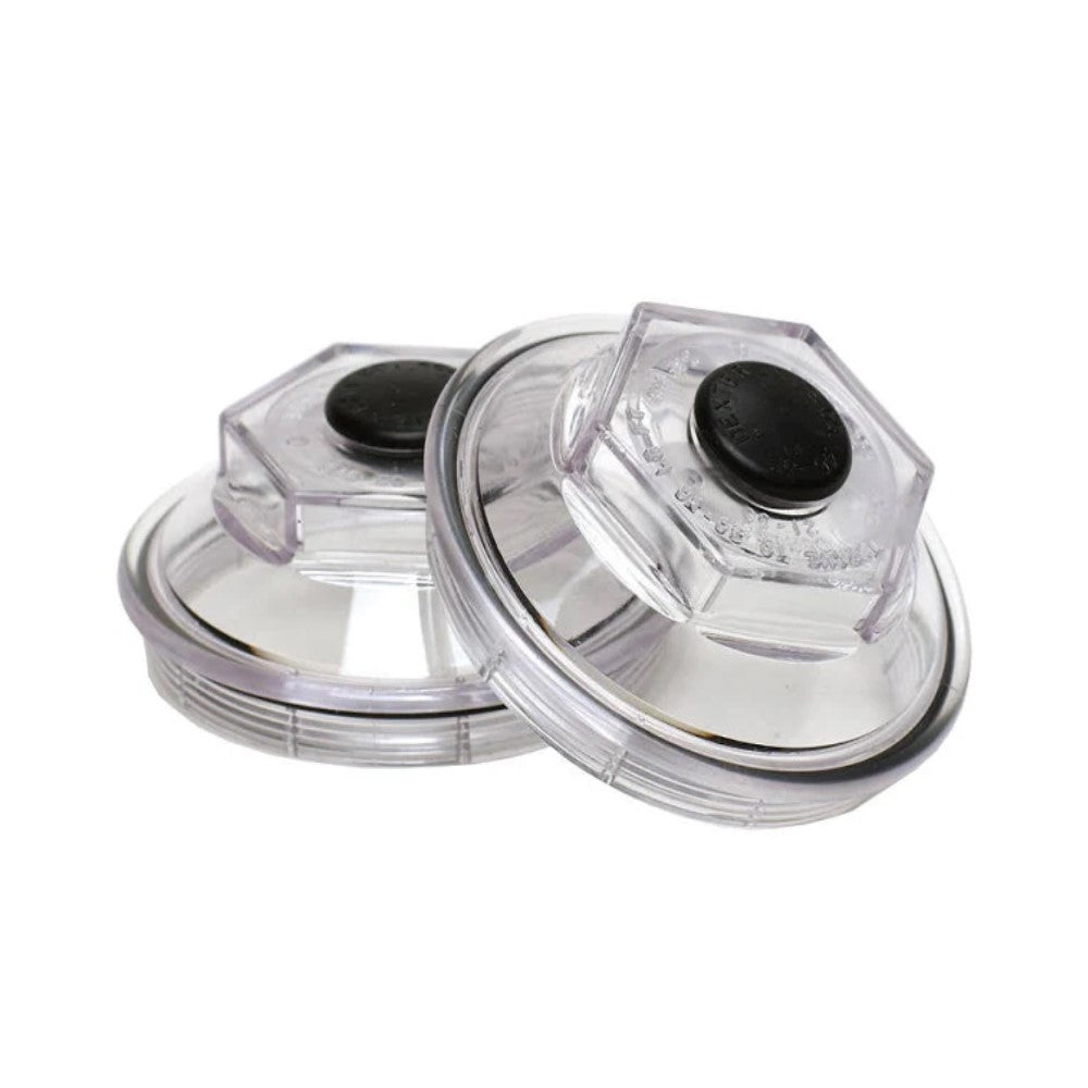 PAIR 3.5" Oil Bath Cap Fits Dexter Replaces 10-163-KIT