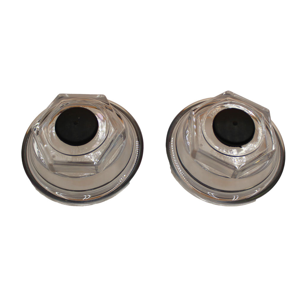 PAIR 3.5" Oil Bath Cap Fits Dexter Replaces 10-163-KIT