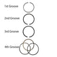 4 Cyl Piston Ring Set Fits International 2400A 2400B 454 2424 2300A B-250
