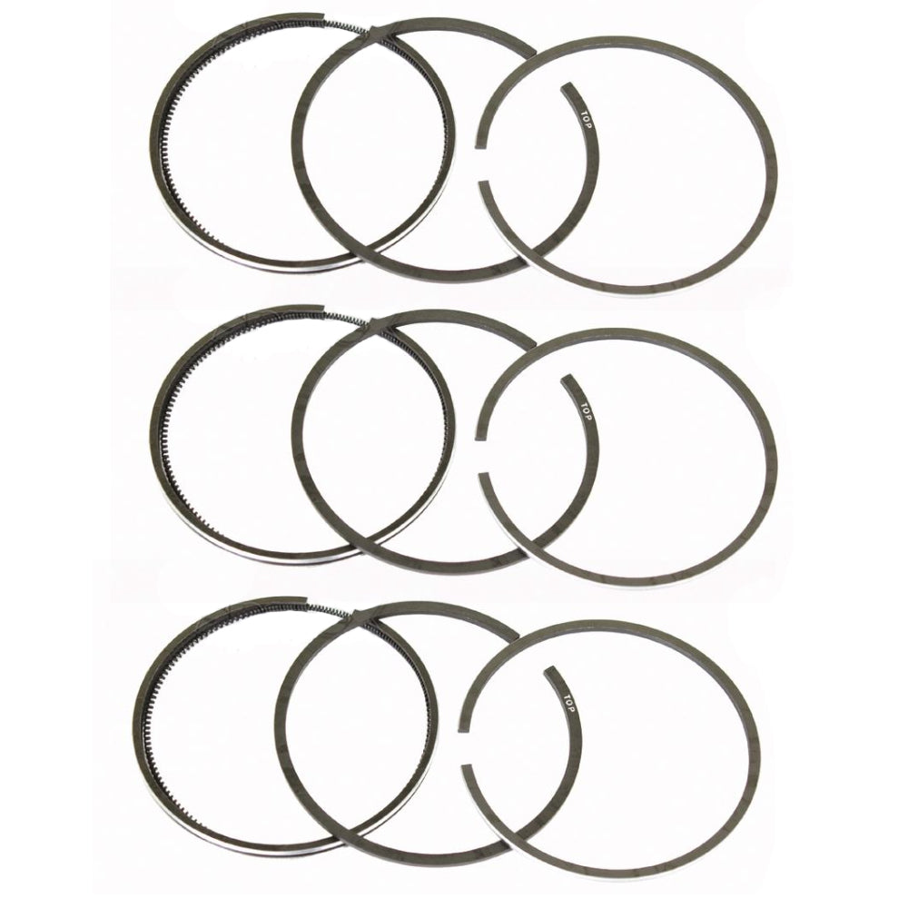 QTY 3: Piston Ring Full Set
 Fits Allis Chalmers Replaces ENO20-0214_x3