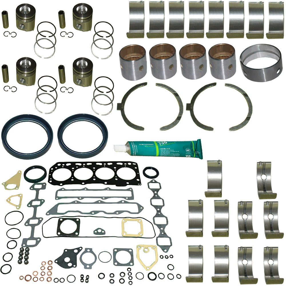 4TNE84 Engine Overhaul Kit For Yanmar 4 Cyl Bore 3.30" 84.00 mm Stroke 3.54"