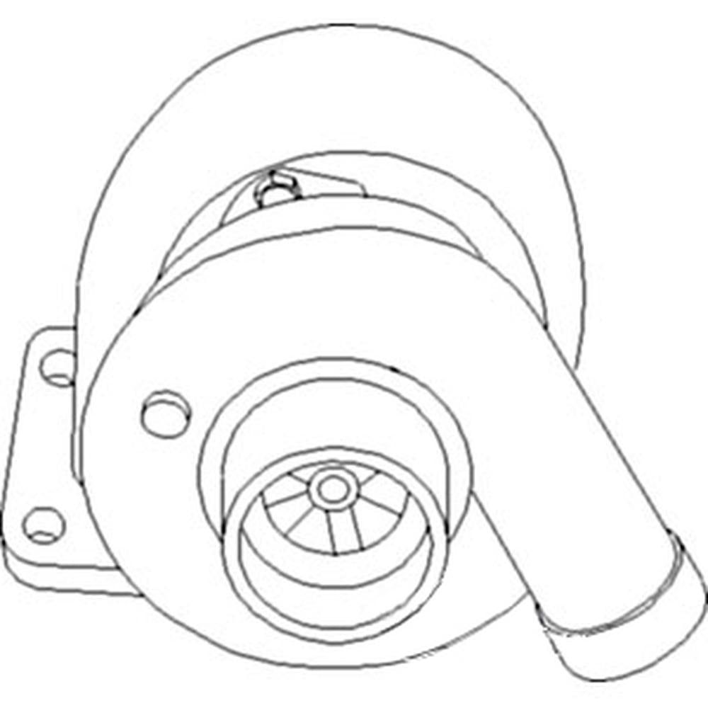 Turbocharger Fits Case IH 5120 5220 Fits Case 580 Super L 570LXT 580L 580K 90XT