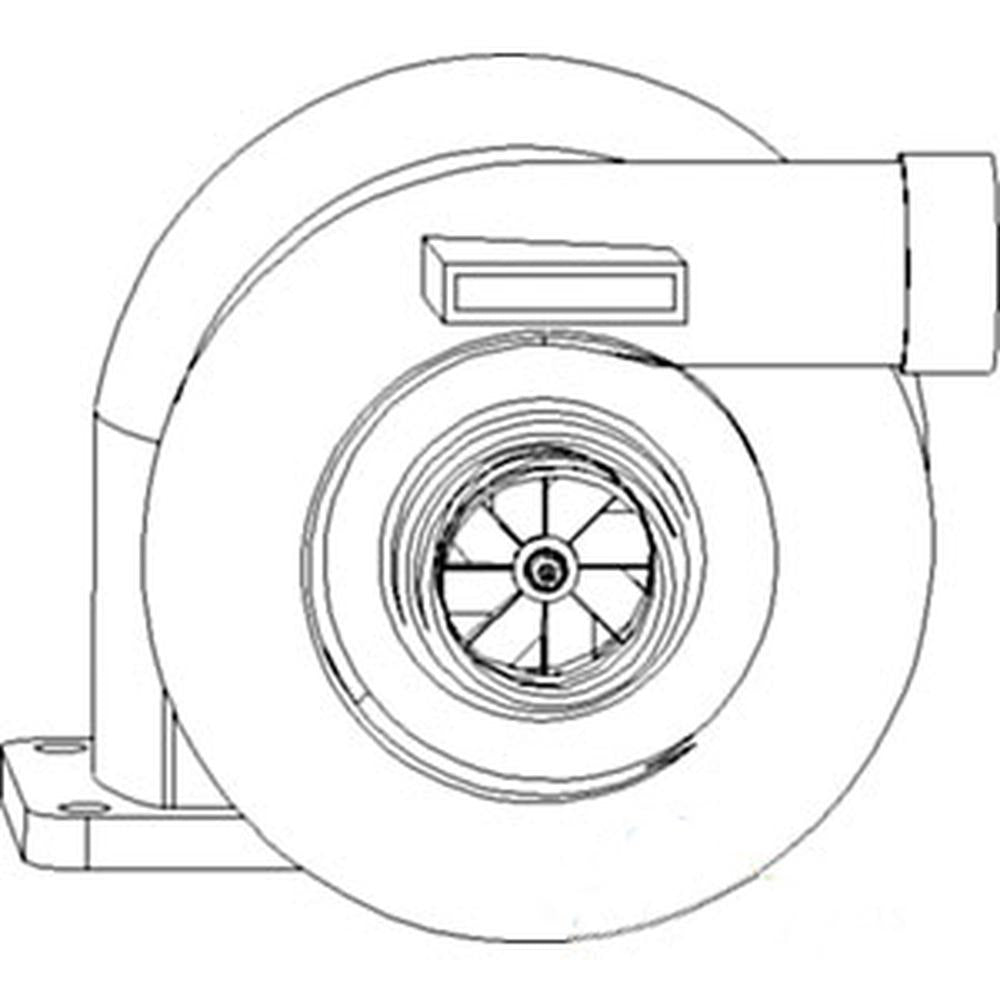 Turbocharger Fits Case/International Harvester Replaces 409640-5004