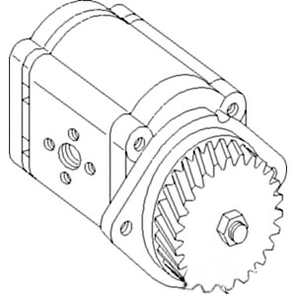 HYDRAULIC PUMP Fits Ford New Holland 5640 6640 7740 7840 8240 8340 Tractors
