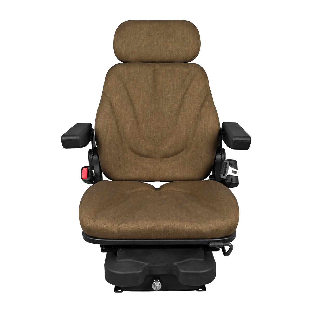 F10A4012 Brown Cloth Low Profile Air Seat Fits Hyster E100Z E100ZS E120Z