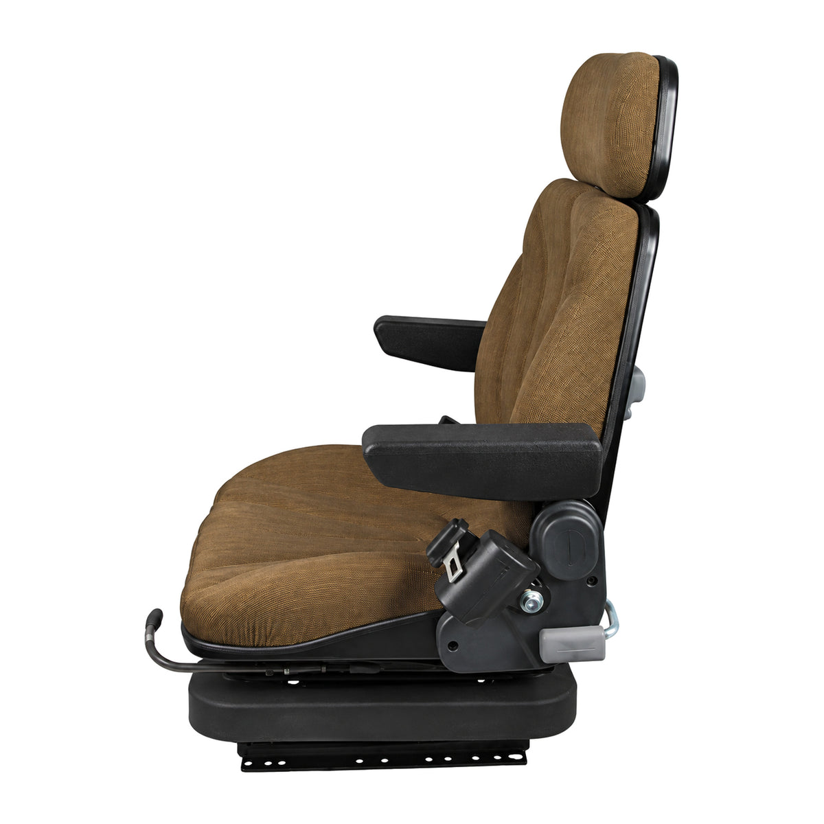 F10A4012 Brown Cloth Low Profile Air Seat Fits Hyster E100Z E100ZS E120Z