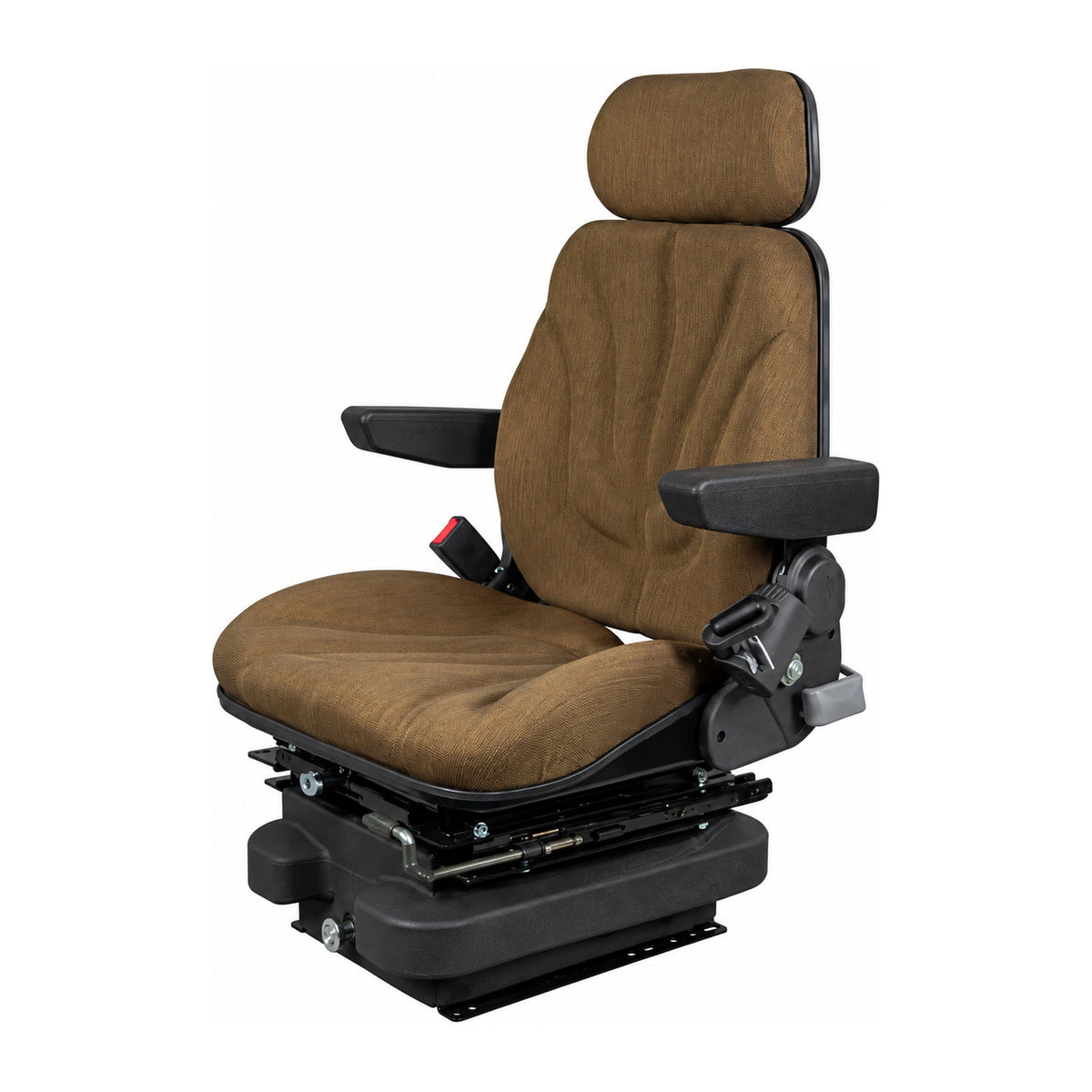 F10A4042 Brown Cloth Air Seat with Isolator Fits Universal Products