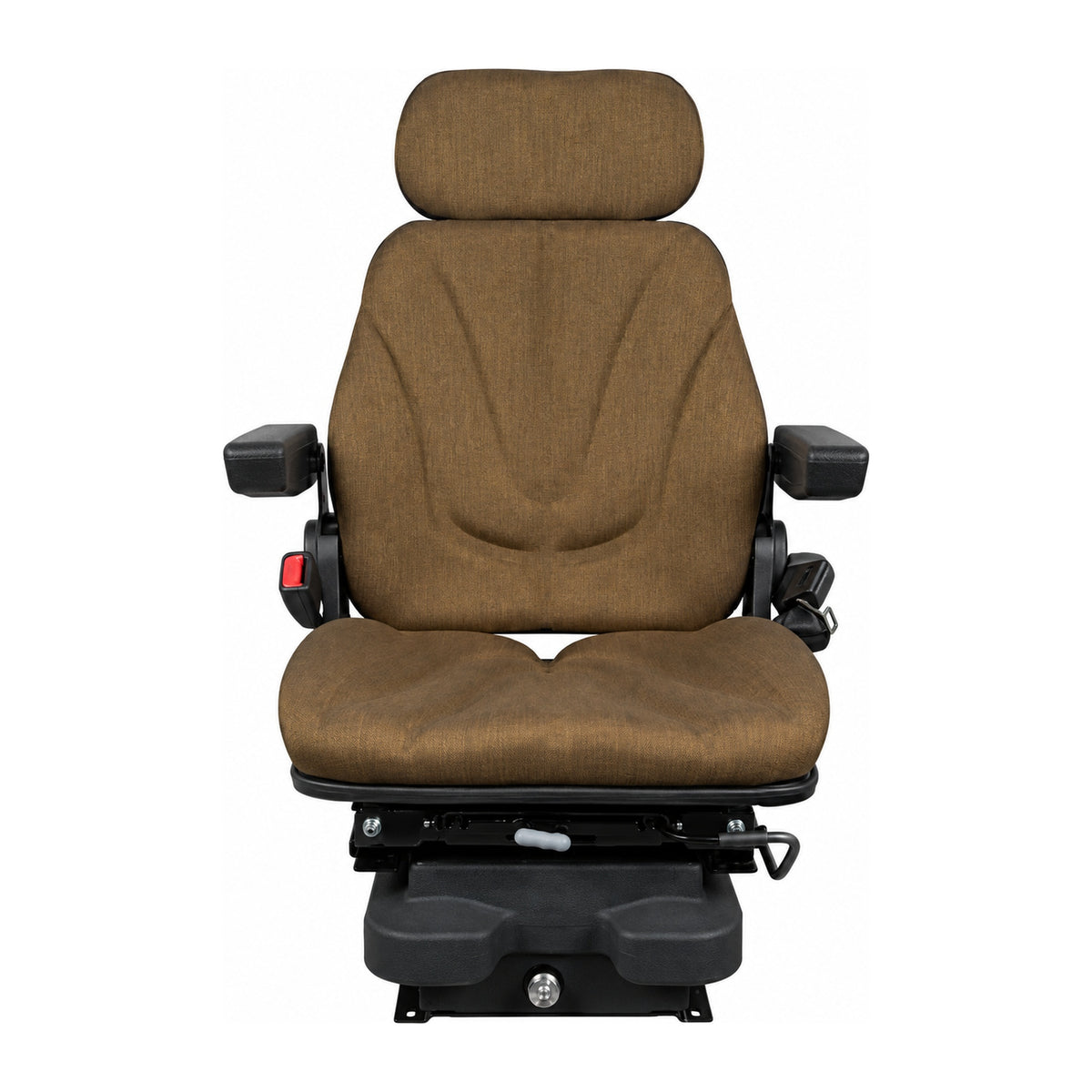 F10A4042 Brown Cloth Air Suspension Seat with Isolator Fits Grasshopper 120K 48
