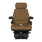 F10A4042 Brown Cloth Air Suspension Seat with Isolator Fits Case IH C100 C50 C60