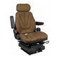 F10A4042 Brown Cloth Air Suspension Seat with Isolator Fits Case 420CT 440CT 410